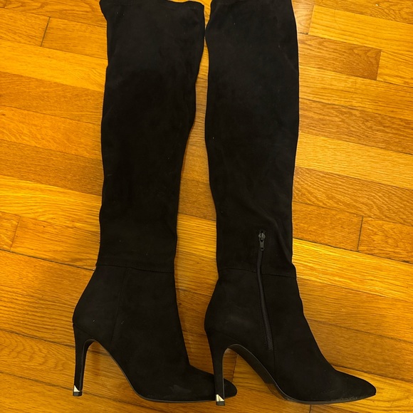 Call It Spring “Rosenman” Black Over-the-Knee Boots – Size 7.5 - Picture 1 of 5